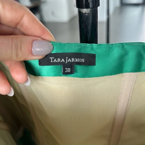 Tara Jarmon Strapless Green Dress - Picture 3 of 7